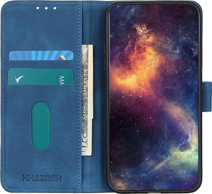 Actual product image Cover-Discount Xiaomi Redmi Note 11 / 11S - leather case cover blue (Xiaomi Redmi Note 11)