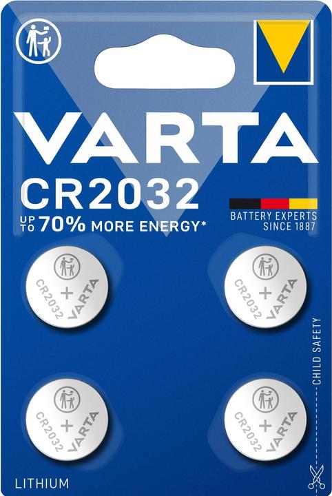 Varta CR2032 (4 Stk., CR2032, 230 mAh)