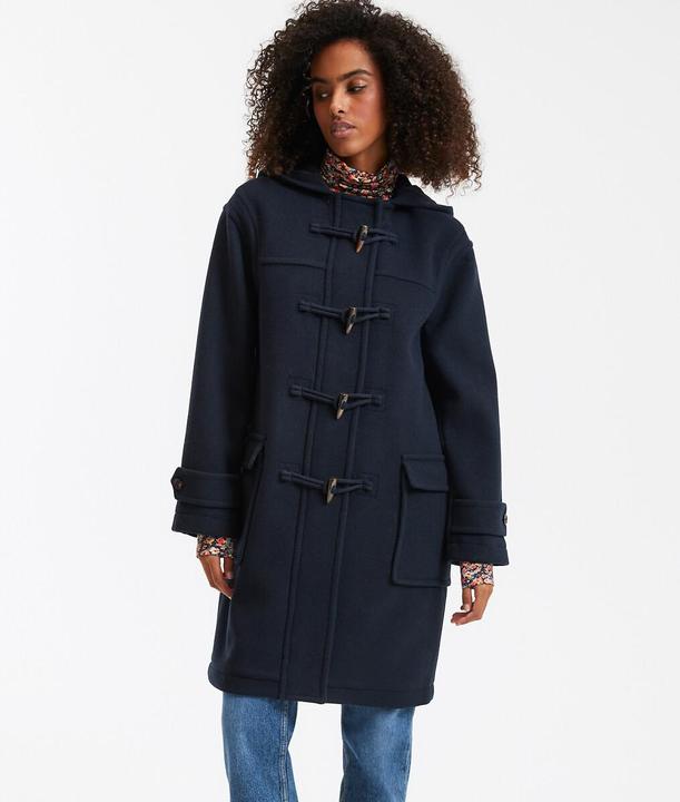 Produktbild La Redoute Collections Halblanger Dufflecoat mit Kapuze (M, XL)