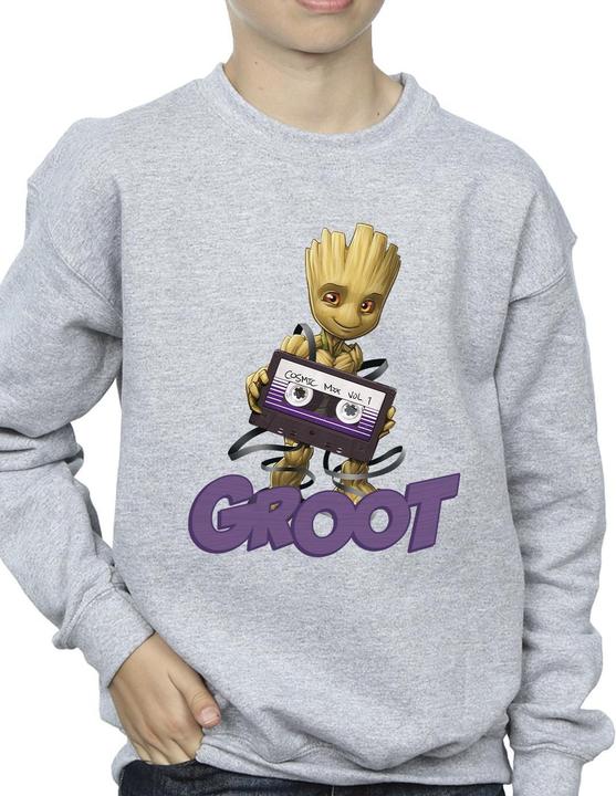 Actual product image Guardians of the Galaxy Boys Groot Casette Sweatshirt (116)
