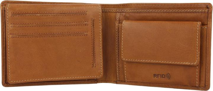 Image du produit Greenburry Porte-monnaie Tornado protection RFID cuir 13 cm