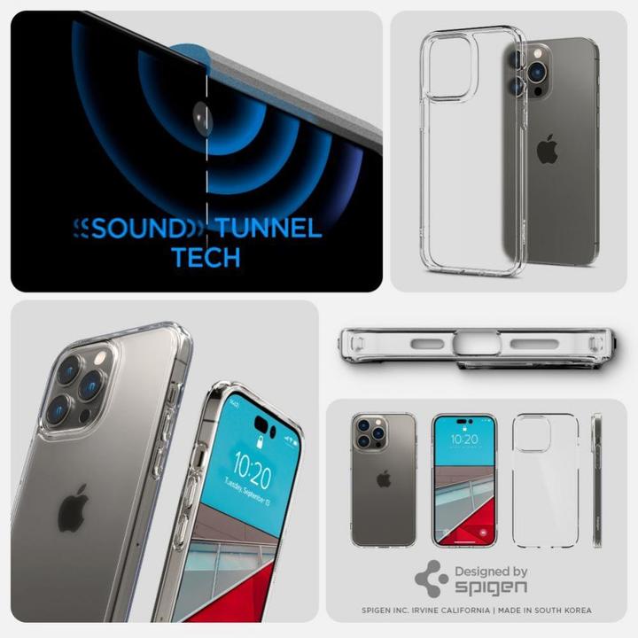 Actual product image Spigen Ultra Hybrid Iphone 14 Pro Max Frost Clear (Apple iPhone 14 Pro Max)