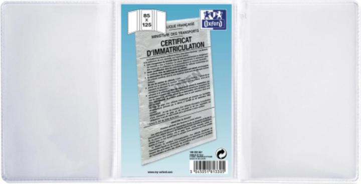 Actual product image Oxford ID card blank, PVC, 3-fold, 0.20 mm, 85 x 125 mm (1 x)