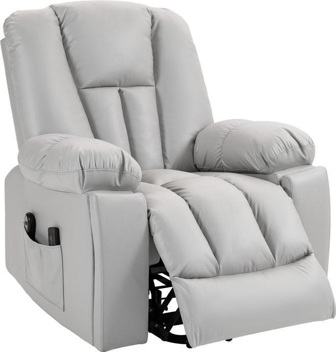 Actual product image Swisshandel24 Senior armchair with stand-up aid, electric, with 8 massage points, remote control, 94x96x106cm