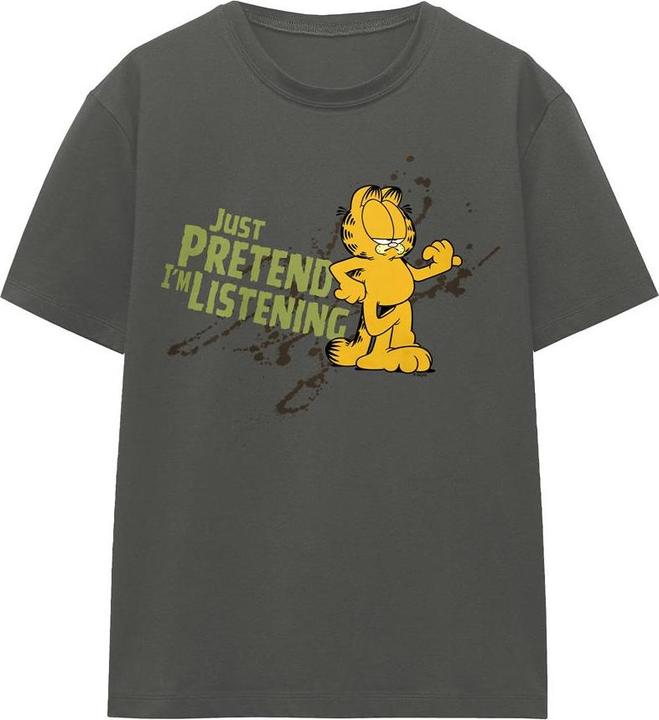 Immagine prodotto Garfield Just Pretend I'm Listening Maglietta Adulto Unisex (XL)