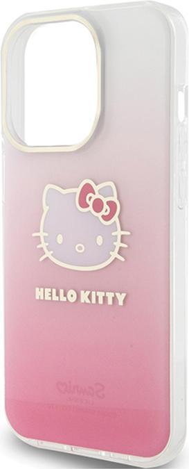 Produktbild Hello Kitty HKHCP13LHDGKEP iPhone 13 Pro / 13 6.1" różowy/pink hardcase IML Gradient Electrop Kitty (Apple iPhone 13 Pro)