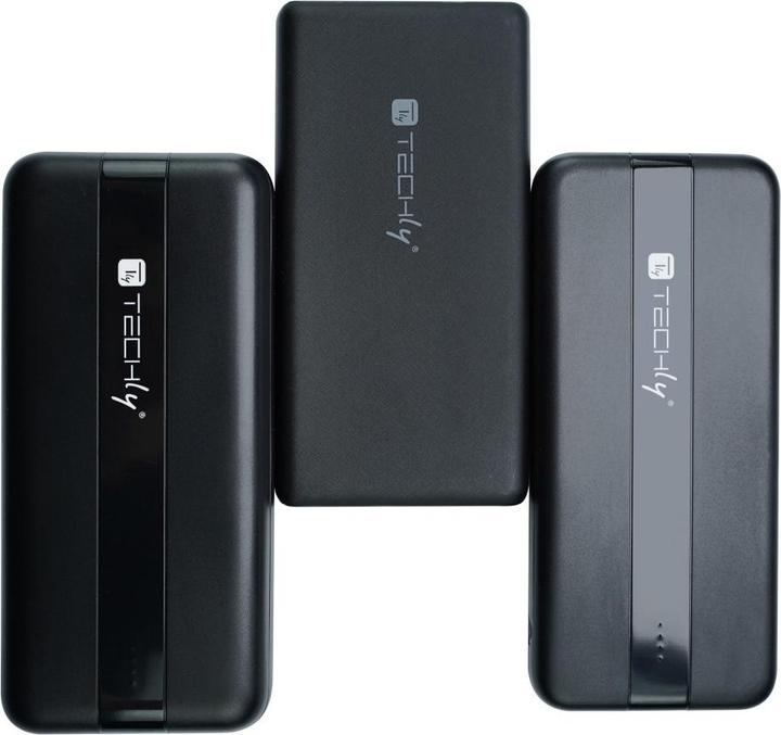 Immagine prodotto Techly Caricabatterie della banca di potenza 10000mAh 2x USB 1x USB-C con cavo USB-C (10000 mAh, 10 W, 37 Wh)