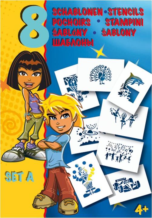 Image du produit Malinos Pochoir A5 Set A Mix