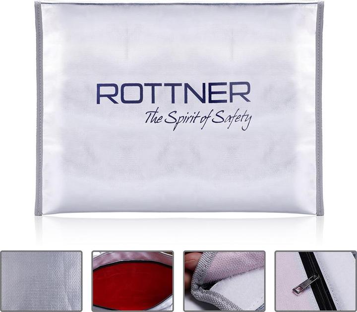 Productafbeelding Rottner feuerfeste Dokumententasche Fire Proof Bag DIN A3 (A3)