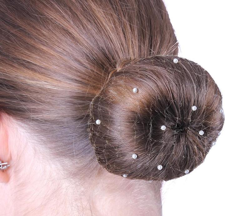 Image du produit Qhp Invisible Pearl Résille pour cheveux (Élastiques à cheveux)