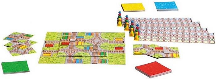 Actual product image Piatnik Tricky Tracks (German, French, Italian)