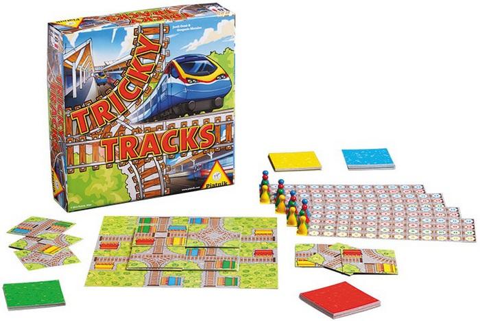 Actual product image Piatnik Tricky Tracks (German, French, Italian)