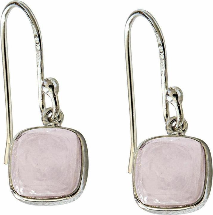 Immagine prodotto Loberon Orecchini Jasmine argento (Decorazione: quarzo rosa, Argento 925)