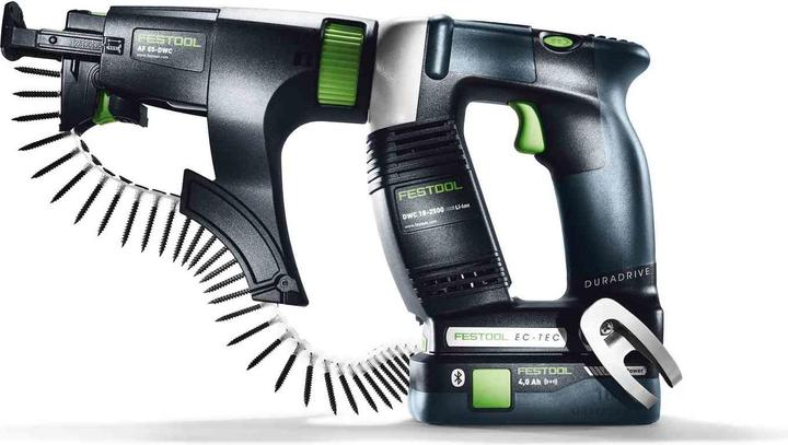 Image du produit Festool Visseuse sans fil pour plaquiste DWC 18-4500 Basic (Fonctionnement sur batterie)