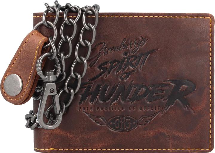 Actual product image Greenburry Racing Collection Darlington wallet RFID leather 12 cm