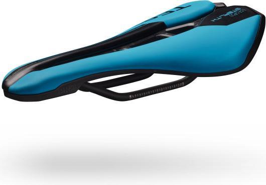 Actual product image PRO Stealth Performance test saddle, blue, stainless steel frame, 142mm