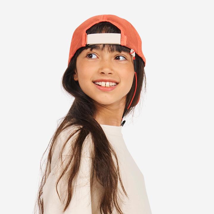Actual product image Tribord Segelcap Kinder - Sailing 500 beige/rot (52, 53, 54, 55)