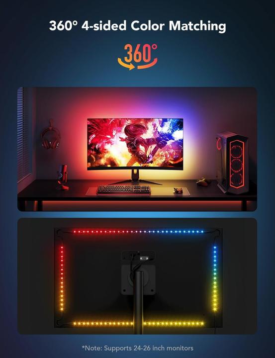 Produktbild Govee LED Stripe Gaming G1 (RGBW, 200 cm, Indoor)
