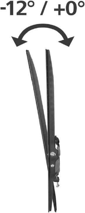 Image du produit Hama Support TV mural, inclinable, 165 cm (65") jusqu'à 35 kg, distance du mur 2,8 cm (Mur, 65", 35 kg)