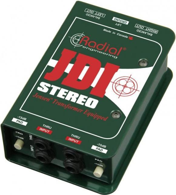 Actual product image Radial JDI Stereo passieve DI-box (Passive)