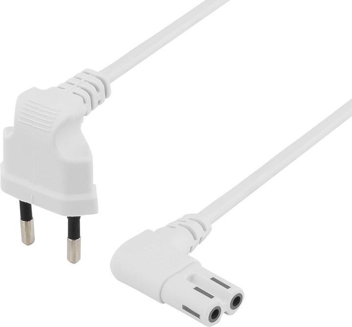 Actual product image Deltaco power cable - Europlug til (0.50 m)