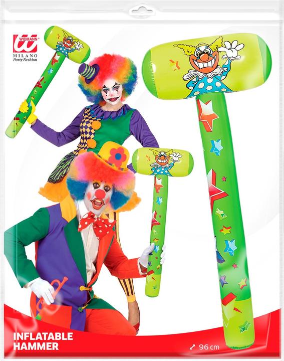 Actual product image Widmann Inflatable Clown Hammer