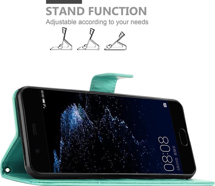 Productafbeelding Cadorabo Bloemen Boekomslag (Huawei P10 Plus)