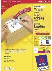 Actual product image Avery Dennison Labels Zweckform ultragrip L7166, 99,1x93,1 mm, white, pk. 600 pcs.