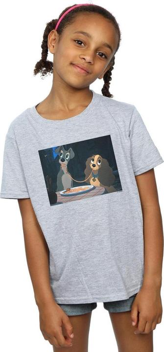 Immagine prodotto Disney Lady And The Tramp Spaghetti Slurp Maglietta Ragazze (128)