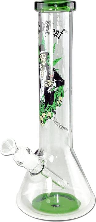 Actual product image Black Leaf Hempmaster Beaker Bong Ice 33cm