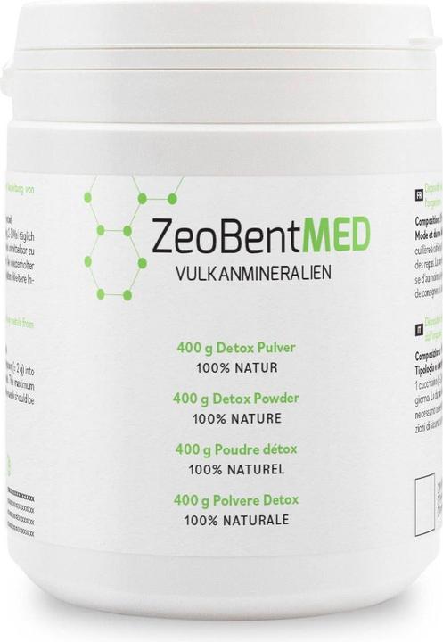 ZeoBent MED Vulkanmineralien Detox Pulver 400 g (1 Stück, 400 g)