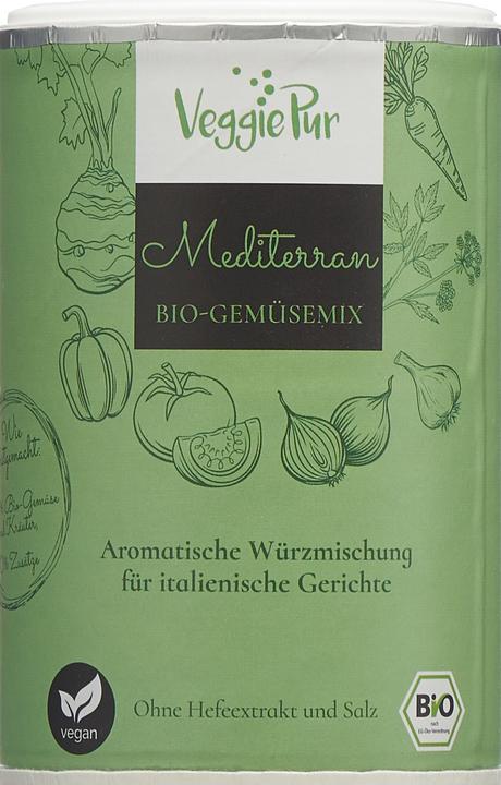 Produktbild Veggiepur Bio Gemüse-Kräuter-Mix Mediterran (169 g)