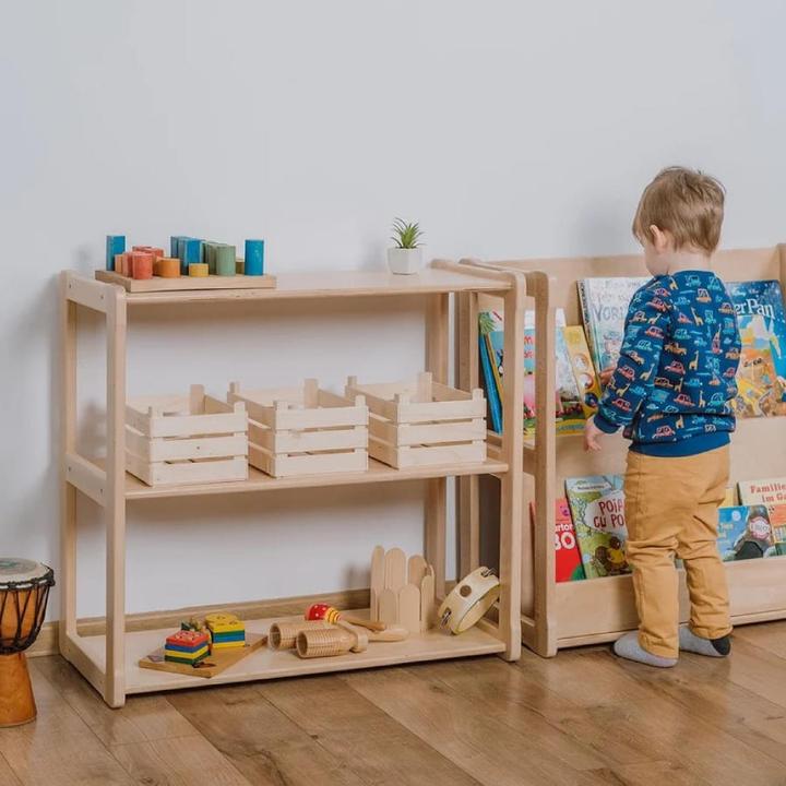 Actual product image Activity Board Waldorf atmosphere, children's room, Waldorf shelf - Natural colour
