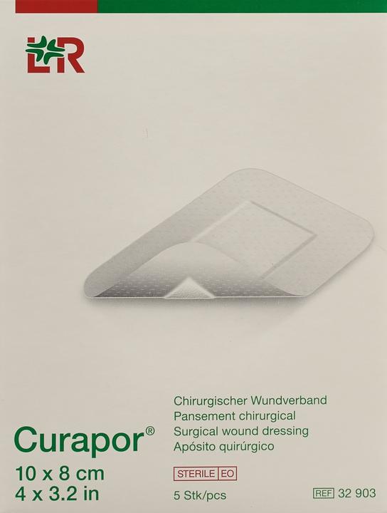 Produktbild Curapor Chirurgisch Wundverband 10x8cm steril (5 x)