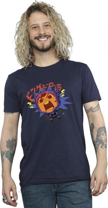 Immagine prodotto Disney Big Hero 6 Baymax Hiro Angry Manga Maglietta Uomo (S)