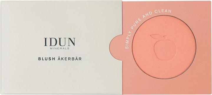 Actual product image IDUN Minerals Rouge/Blusher Akerbär coral (02 Akerbar Coral)