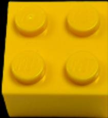 Actual product image LEGO 2x2 bricks high yellow - Classic, Basic, City - Yellow bricks 3003 NEW! Lot 100x (3003, LEGO Classic)