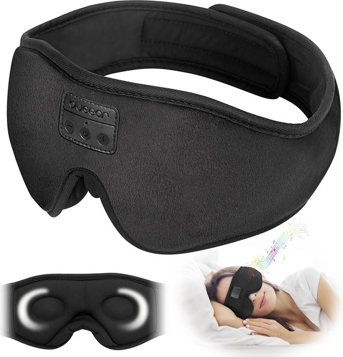 Actual product image PhoneLook Premium Bluetooth Schlafmaske Kopfband mit integrierten Musik Lautsprechern