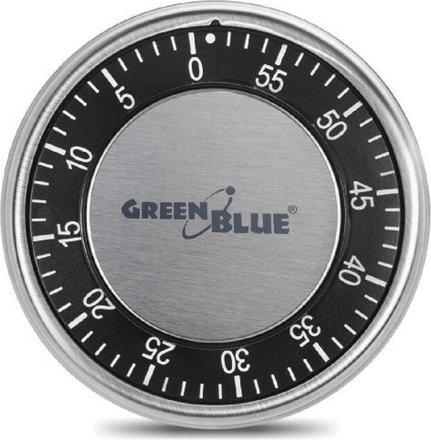 Produktbild Greenblue 51348 - Mechanischer Küchentimer - Silber - 60 min - Magnetic - 9,5 cm - Box