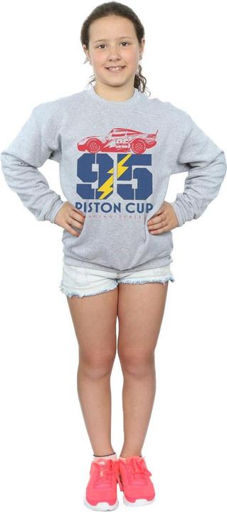 Actual product image Disney Girls Cars Piston Cup 95 Sweatshirt (152, 158)