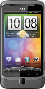 Actual product image HTC Desire Z - Anthracite - QWERTZ Multilingual (1.50 GB, 3.70", 5 Mpx, 3G)