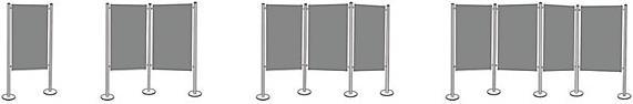 Image du produit Magnetoplan Kit de mur de présentation (262,5 x 180 cm)
