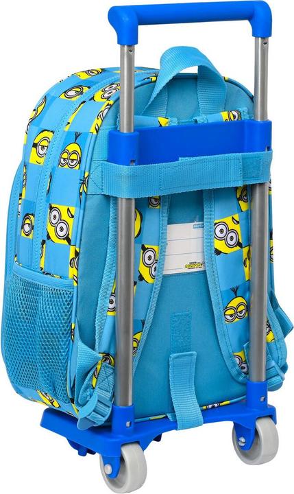 Produktbild Minions Schulrucksack mit Rädern Minionstatic Blau (26 x 34 x 11 cm)