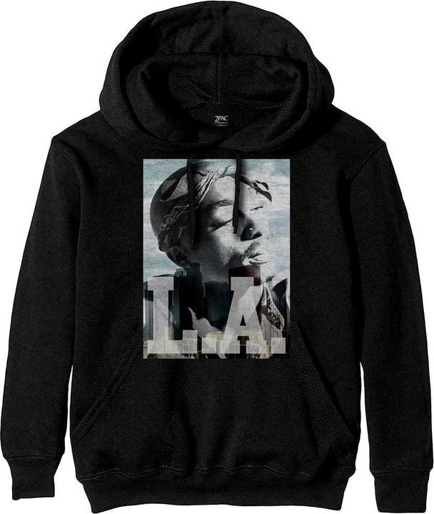 Tupac Shakur LA Skyline Hoodie zum Überziehen