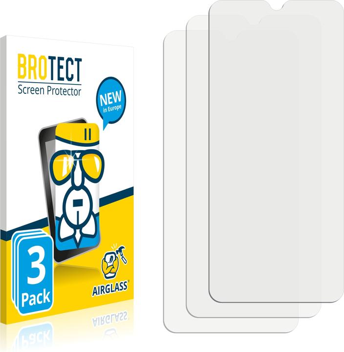 Image du produit BROTECT AirGlass Verre (3 pièce(s), Xiaomi Redmi 11 Prime)