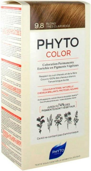 Produktbild Phyto Color Kit Coloration 9.8 Very Light Beige Blonde (9.8-rubio beige muy claro)