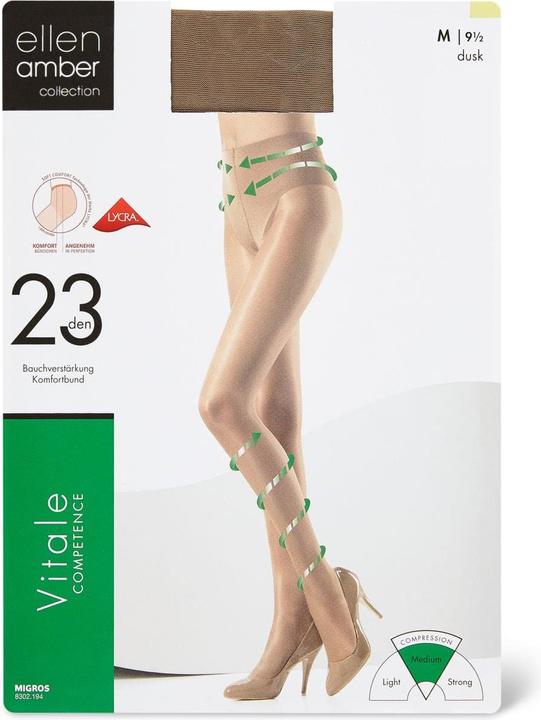 Image du produit Ellen Amber Damen Strumpfhosen Vitale (23 DEN)