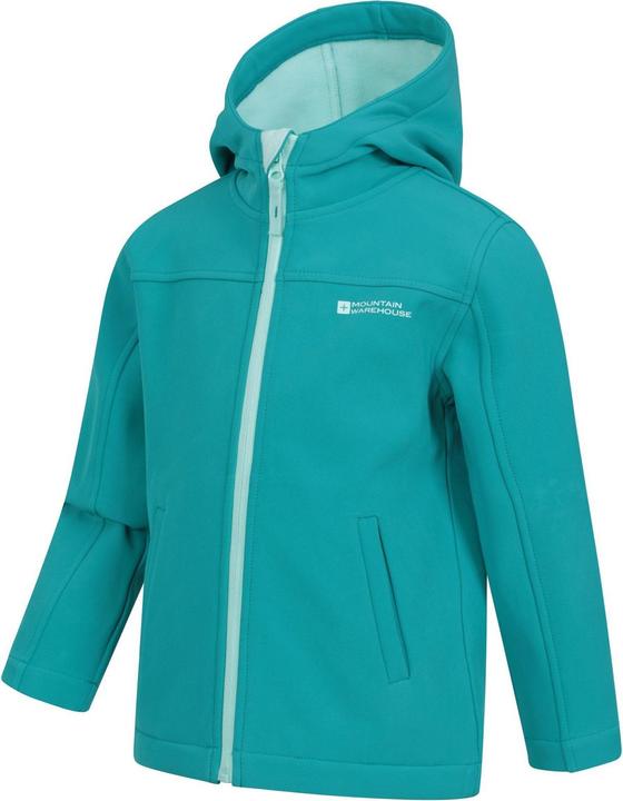 Actual product image Mountain Warehouse Childrens/Kids Water Resistant Soft Shell Jacket (146, 152)