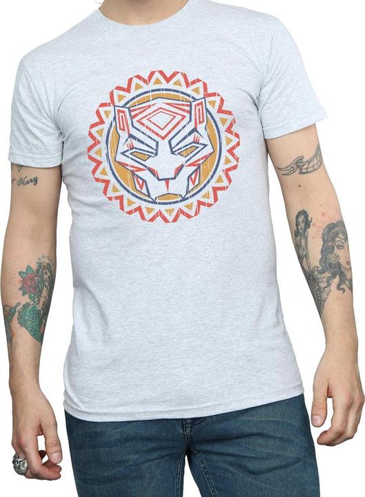 Produktbild Black Panther Tribal Panther Icon TShirt (XXL)