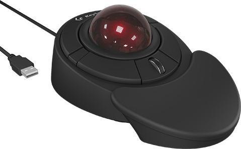 Actual product image KeySonic MSM KSM-6188T-B Corded trackball mouse black (Cable)